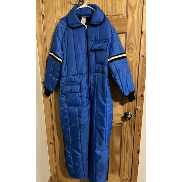 jcpenney Jackets & Blazers - Vintage JC Penny Snowmobile Snowsuit Royal Blue Retro Skiing Ladies Size 16/18
